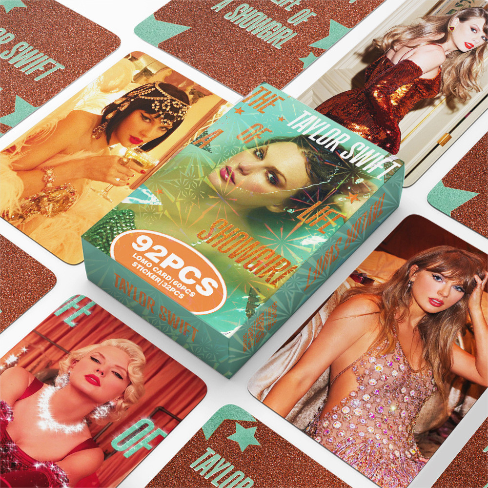 Taylor Swift อัลบั้ม The Life of A Showgirl การ์ด Lomo The Eras Tour Photocard โปสการ์ด 60 ชิ้นการ์ด