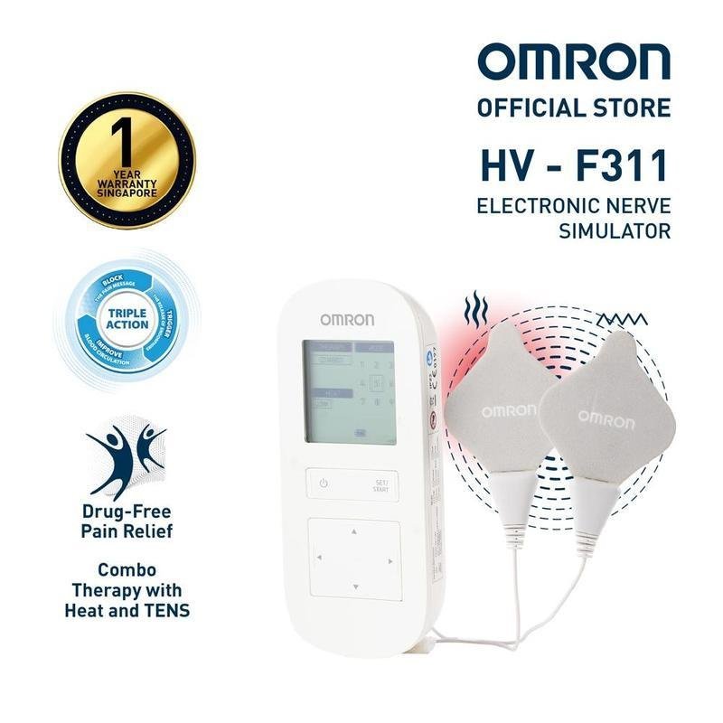 OMRON เครื่องกระตุ้นเส้นประสาทอิเล็กทรอนิกส์ (HEAT + TENS) HV-F311