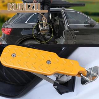 KUAIZII บันไดแร็คหลังคารถ, แป้นเหยียบขาตั้งอเนกประสงค์แบบปรั…