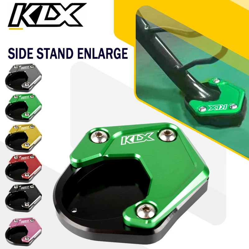 อุปกรณ์เสริมรถจักรยานยนต์ขาตั้งขยาย Pad แผ่น Kickstand สําหรับ Kawasaki Ninja 400/Z400/Versys 650/ZH