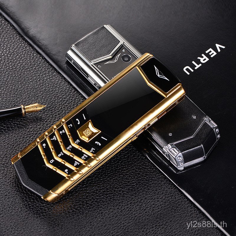 Vertu vertu โทรศัพท์มือถือ V10 โทรศัพท์ผู้สูงอายุหรูหราฟังก์ชั่นปุ่มตรงโทรศัพท์อะไหล่แหวนนักเรียนเคร