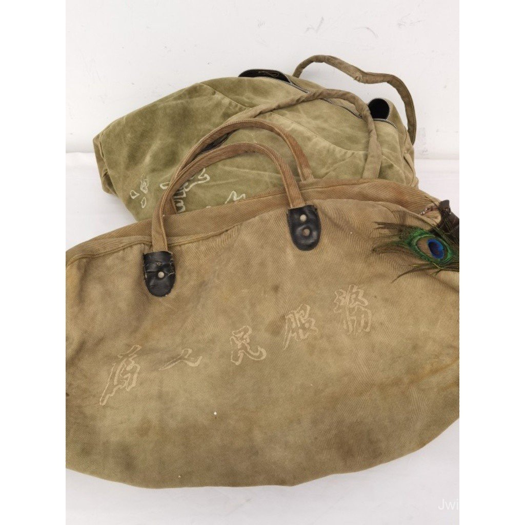 Nostalgic กระเป๋าถือผ้าใบคลาสสิก 780s Folk Custom Nostalgic Old Objects กระเป๋าเดินทางกระเป๋าเดินทาง