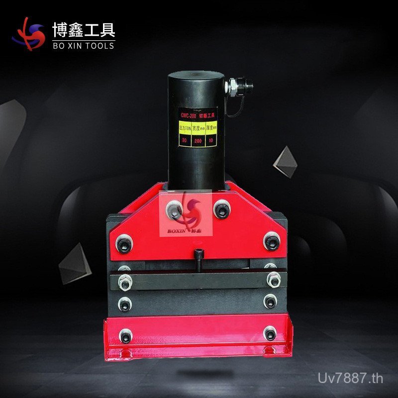 แผ่นเหล็กแผ่นทองแดงเครื่องตัดเครื่องตัดไฮดรอลิกทองแดงแถวขายส่งเครื่องตัดบัสบาร์ CWC200 เครื่องการประ