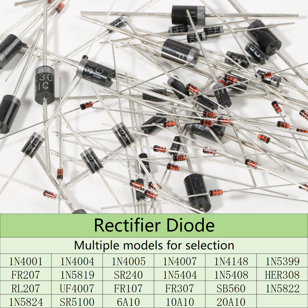 Takefast Rectifier Diode คุณภาพสูง 1N4007 1N4001 1N5408 1N5819 1N5822 FR107 SR240 SR5100 RL207 UF400