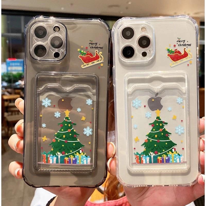 SoftCase ATM Card ID Christmas Tree PhotoปลอกสําหรับRealme 10 4G/10 Pro 5G/10 Pro Plus 5G/9/9 Pro Pl