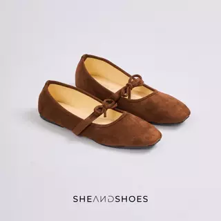 🚗 ส่งด่วน กทม - Onnie(ออนนี่) รองเท้า Mary Jane [ Sz.36-43 ] แมรี่เจนหนังกลับ
