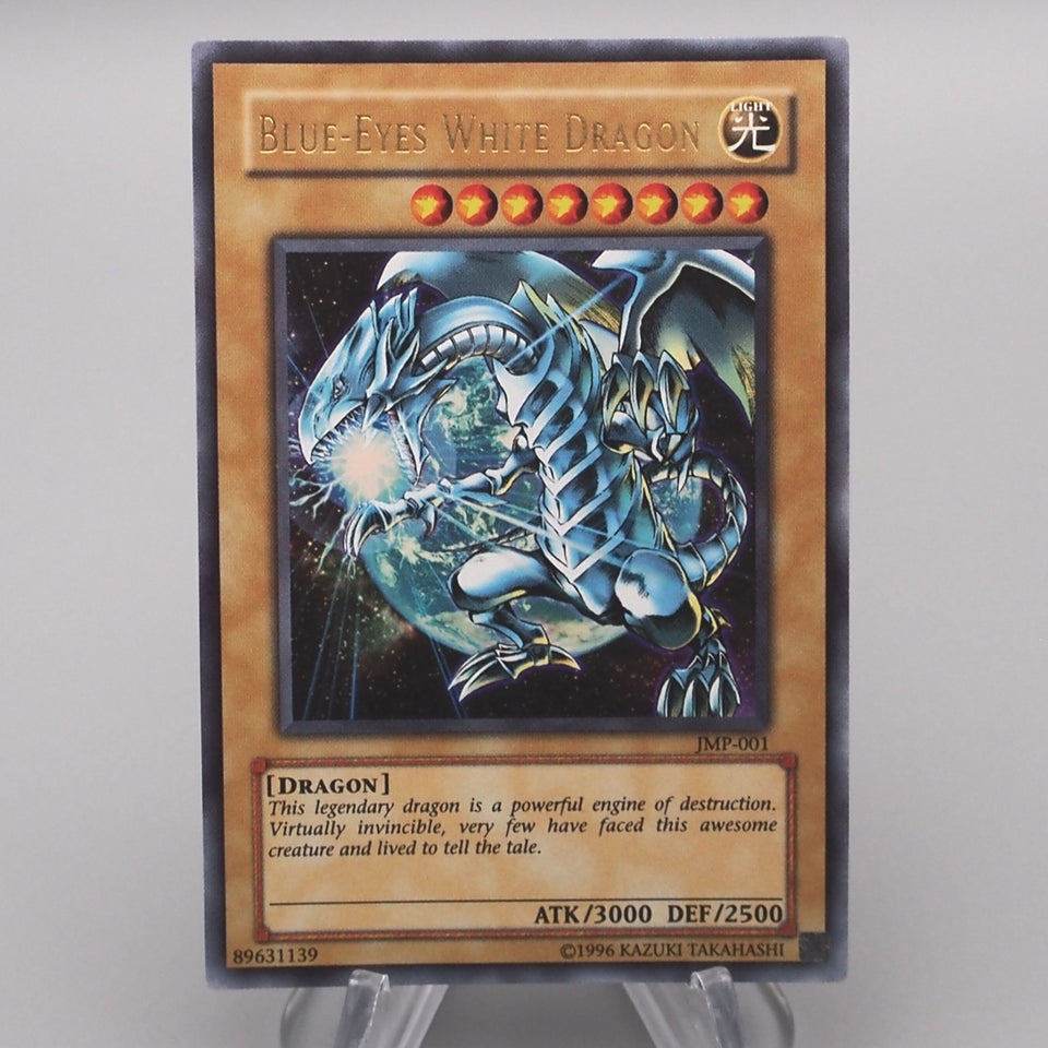 YuGiOh Blue Eyes White Dragon Ultra JMP-001 Shonen Jump Promo EX English s643