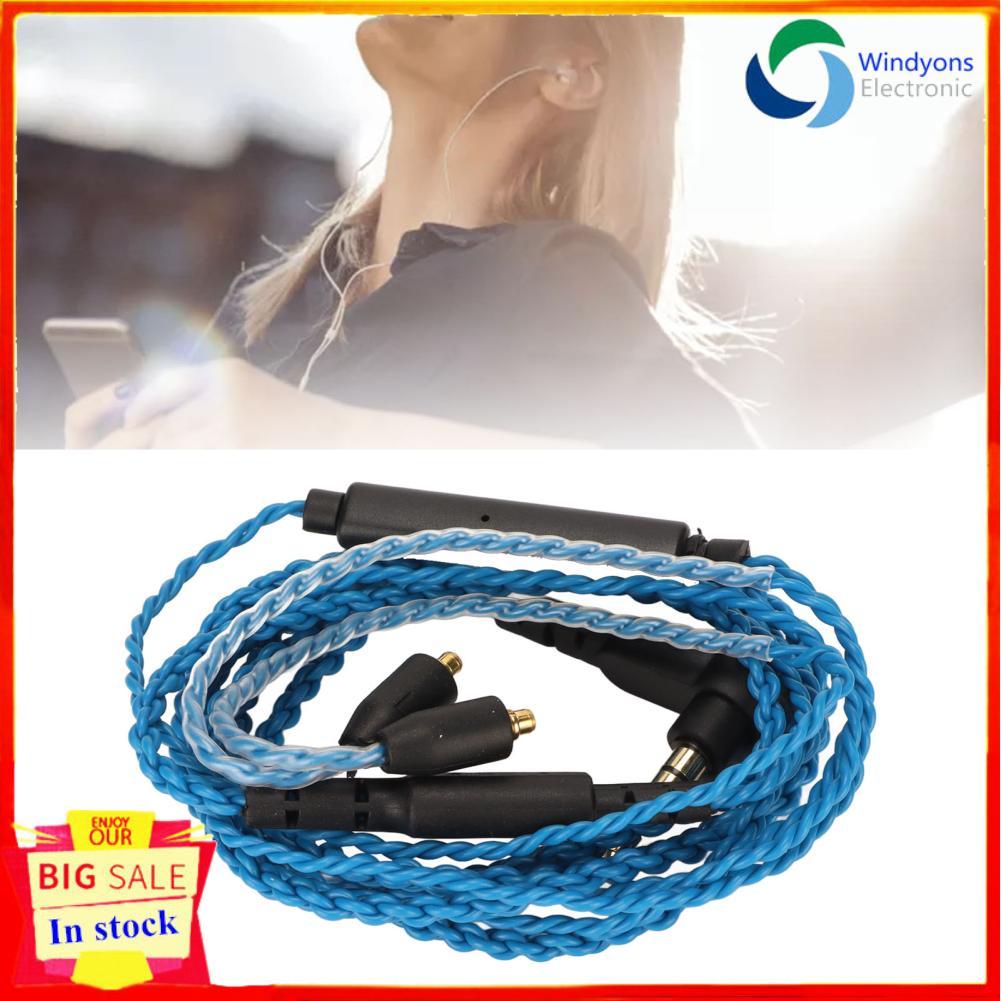 Windyons สายหูฟัง OFC Core ยืดหยุ่นสบาย Fit หูฟังสำหรับ SE215 UE900 W10 SE535