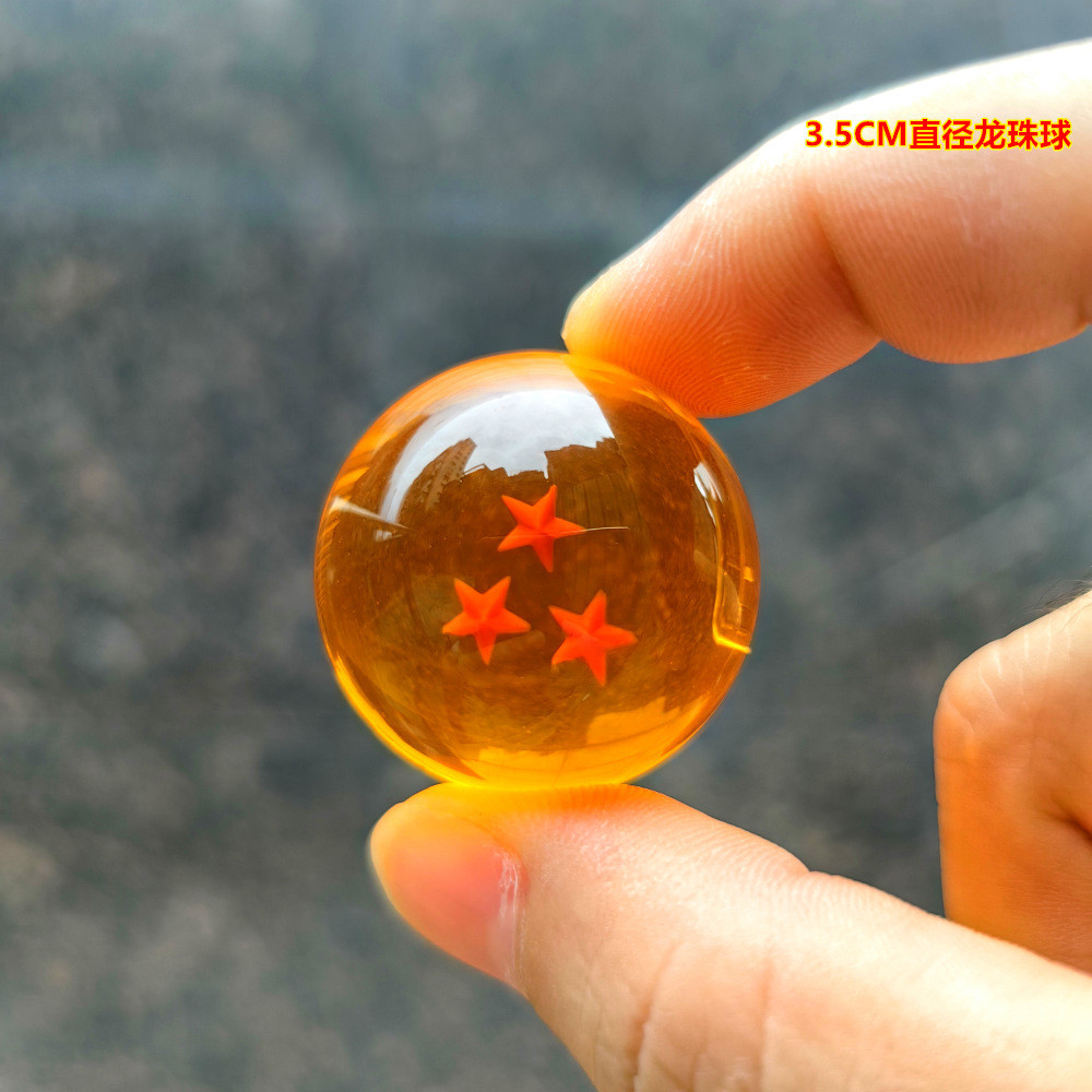 Dragon Ball 3.5 ซม.Dragon Ball Ball Dragon Wish สามมิติ Star เกมอะคริลิค Planet คริสตัล Ball ชุดเครื