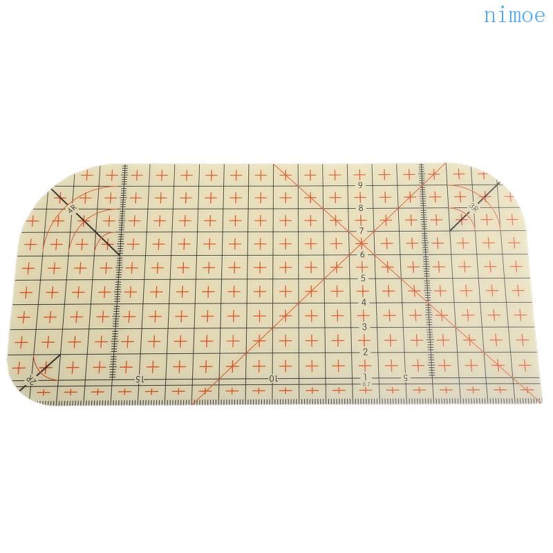 Nio ไม้บรรทัดรีดผ้าตะเข็บเย็บเท้าวาดวัดเครื่องมือทําด้วยมือความแม่นยําง่าย