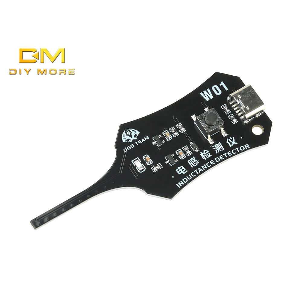 DIYMORE W01 ตัวเหนี่ยวนําเครื่องทดสอบเมนบอร์ดขดลวดเครื่องทดสอบเหนี่ยวนําเครื่องตรวจจับเครื่องมือเหนี่ยวนําแม่เหล็กไฟฟ้า Rapid Troubleshooting สําหรับซ่อมอินเทอร์เฟซ Type-C