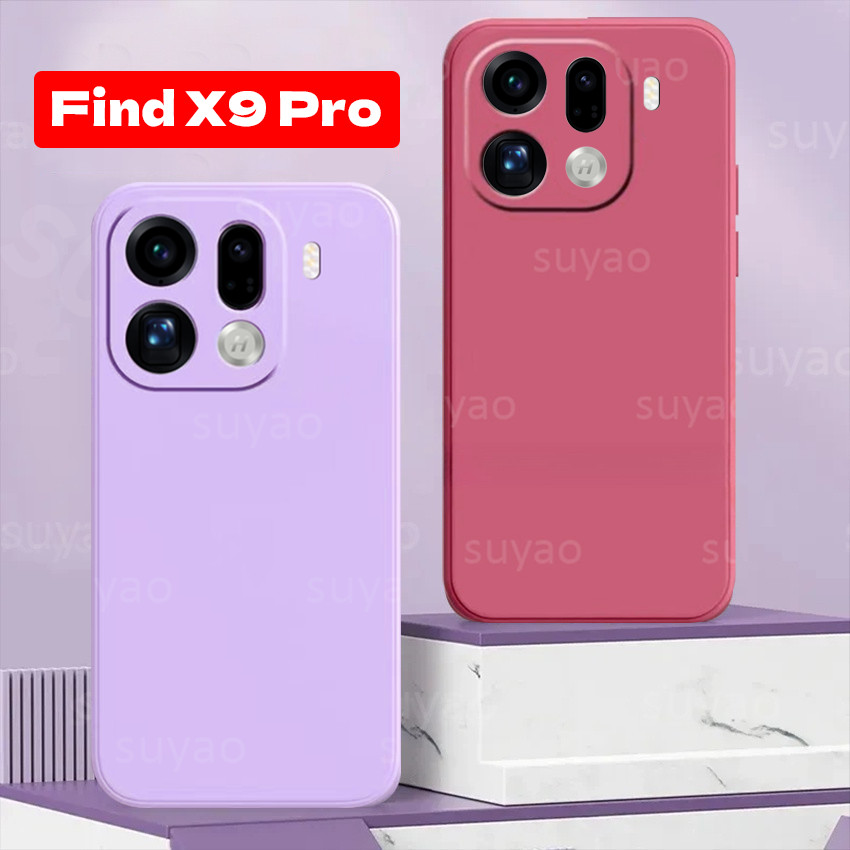 สําหรับOppoค้นหาX9 Pro X9S X9Pro 2025 เคสโทรศัพท์นุ่มTPUยางสแควร์เกราะกันกระแทกปลอกFindX9Pro FindX9 Ultraคลาสสิกตรงขอบลูกบาศก์รูบิคซิลิโคนเหลวปกหลัง