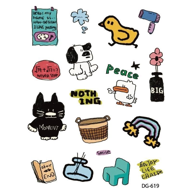 Little Red Book ขายดี iPhone17promax iPhone Sticker Ready Stock Simple Dopamine Small Elements Cute - รูปที่ 7