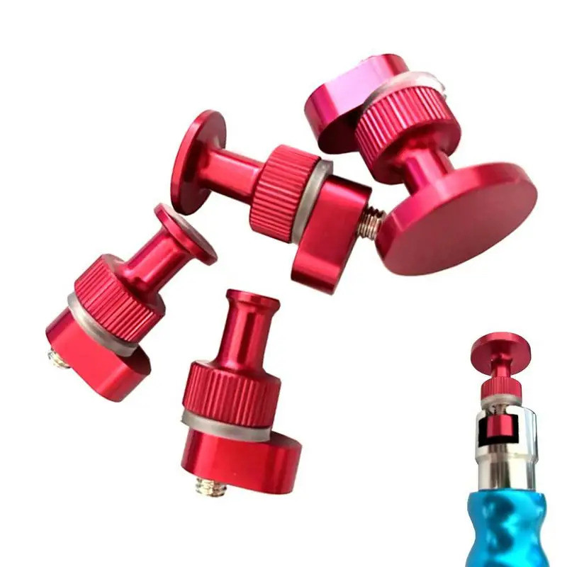 รถ Dent Puller Tabs 4pcs อลูมิเนียมรถ Dent Remover Puller Body Dent Removal Tabs ซ่อมเครื่องมือสําหร