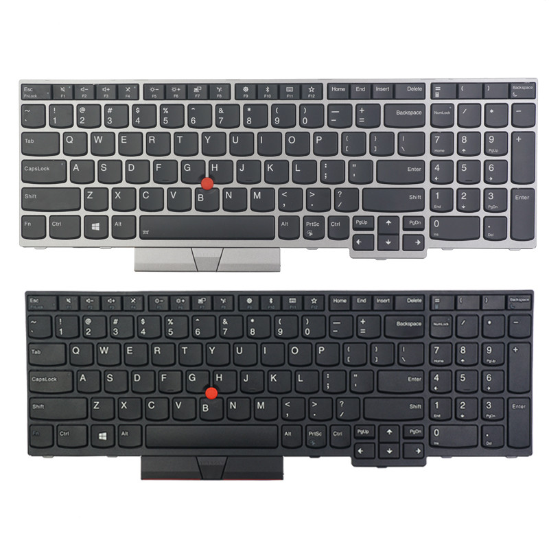 เหมาะสําหรับ Lenovo E580 E585 T590 E590 E595 L580 P52 P53 P72 P73 คีย์บอร์ด