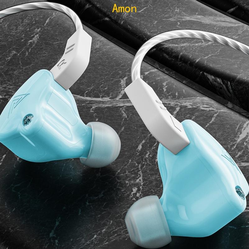 Amon HiFi Sport Music Earbuds หูฟัง QKZ AK6-X หูฟังชนิดใส่ในหูสําหรับโทรศัพท์สมาร์ท
