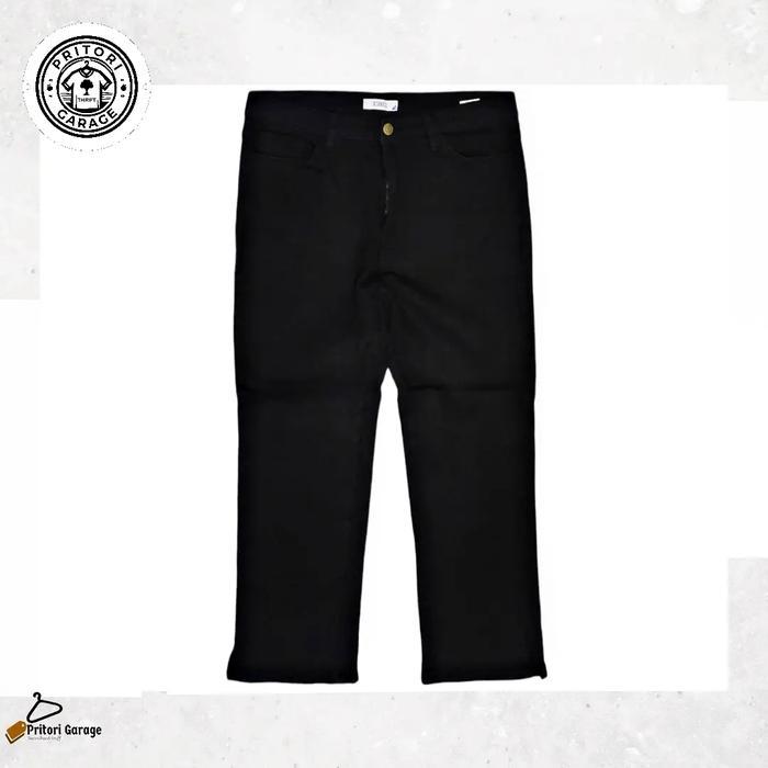 Soft Jeans Dry Denim Story J Slim Fit 7/8 Black Wash Color Vintage 28