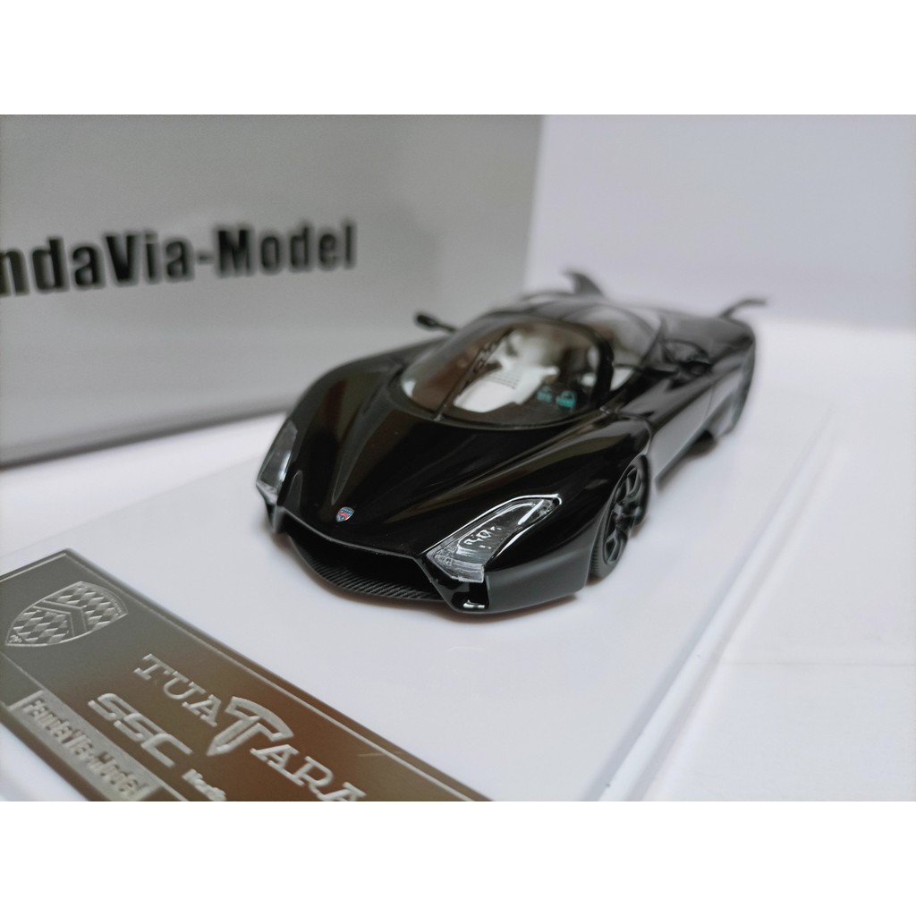 PandaVia 1 43 PandaVia PandaVia Lizard Two-Door Supercar รุ่น SSC Tuatara สีดํา