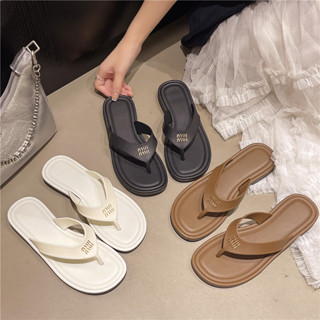 DZB HOME รองเท้าเเฟชั่นผู้หญิง เเต่งทรงสวยหรู รองเท้าเเตะเเฟ…