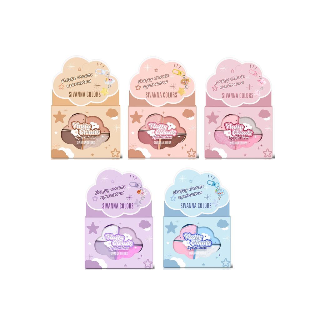 ♦️ของแท้·ส่งด่วน·ถูก♦️Sivanna Fluffy Clouds Eyeshadow #HF235 ซีเวนน่า ฟลัฟฟี คลาวส์ อายแชโดว์ x 1 ชิ้น dayse