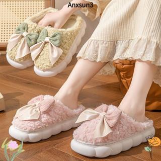 รองเท้าภายในบ้านสำหรับผู้หญิง สไตล์น่ารัก อบอุ่น กันลื่น เหม…