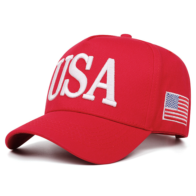 หมวกเบสบอลUSA Flag สำหรับทั้งผู้หญิงและผู้ชาย ออกแบบมาในสไตล์ฮิปฮอป ใส่ง่ายด้วยระบบ.snapback