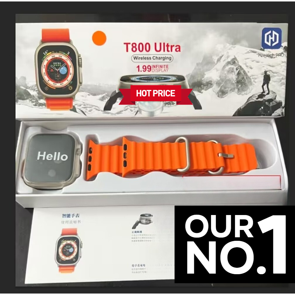 2025 ใหม่ 8 Series T800 Ultra นาฬิกาสปอร์ตอัจฉริยะ, กันน้ําไร้สาย T800 Ultra2 MAX