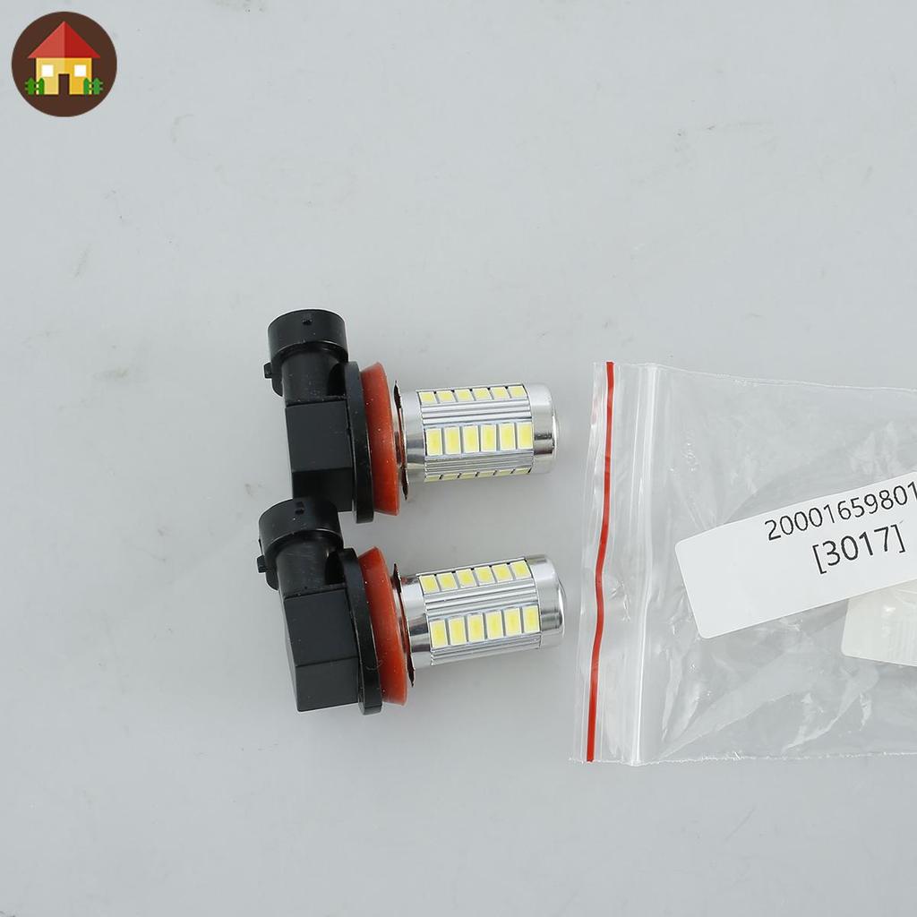 2 ชิ้น H8/H11 หมอกหลอดไฟ 5630 660LM 6000 พันสีขาวรถ LED หมอกหลอดไฟ 12 โวลต์ SHOPTKC7326
