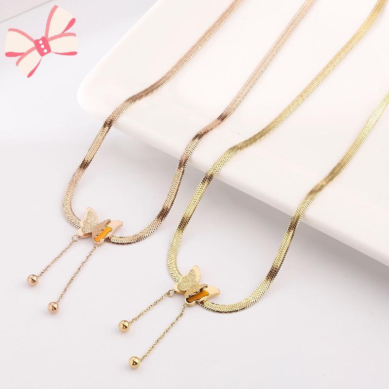 สร้อยคอมีจี้เหล็กแบบโซ่ Boho Chic