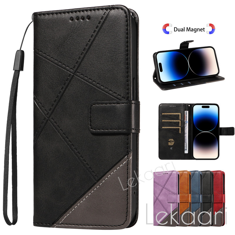 หนังสําหรับ Huawei Y9 Y7 Y6 Y5 Prime Nova 14 Y90 Y70 Y71 Y12s 12 SE 11 9 8i 5T 3e 2i Plus สีการปิดกั