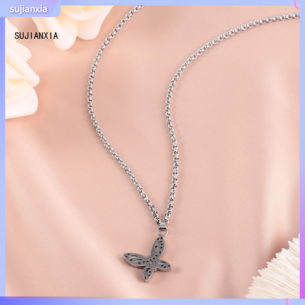 ซูเจี้ยนเซีย| สร้อยคอเพื่อนที่ดีที่สุดน้ําหนักเบา 2 ชิ้น O Chain