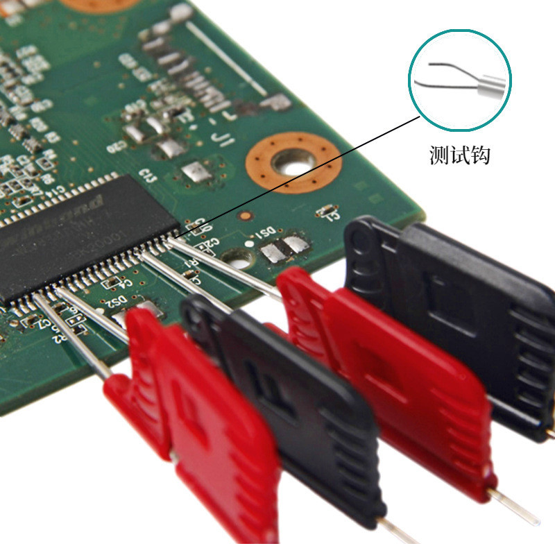 SDK08 คลิปทดสอบชิปแบบถอดได้ TSSOP Logic Analyzer IC คลิปตะขอคู่ BIOS การเขียนโปรแกรม Burning Fixture