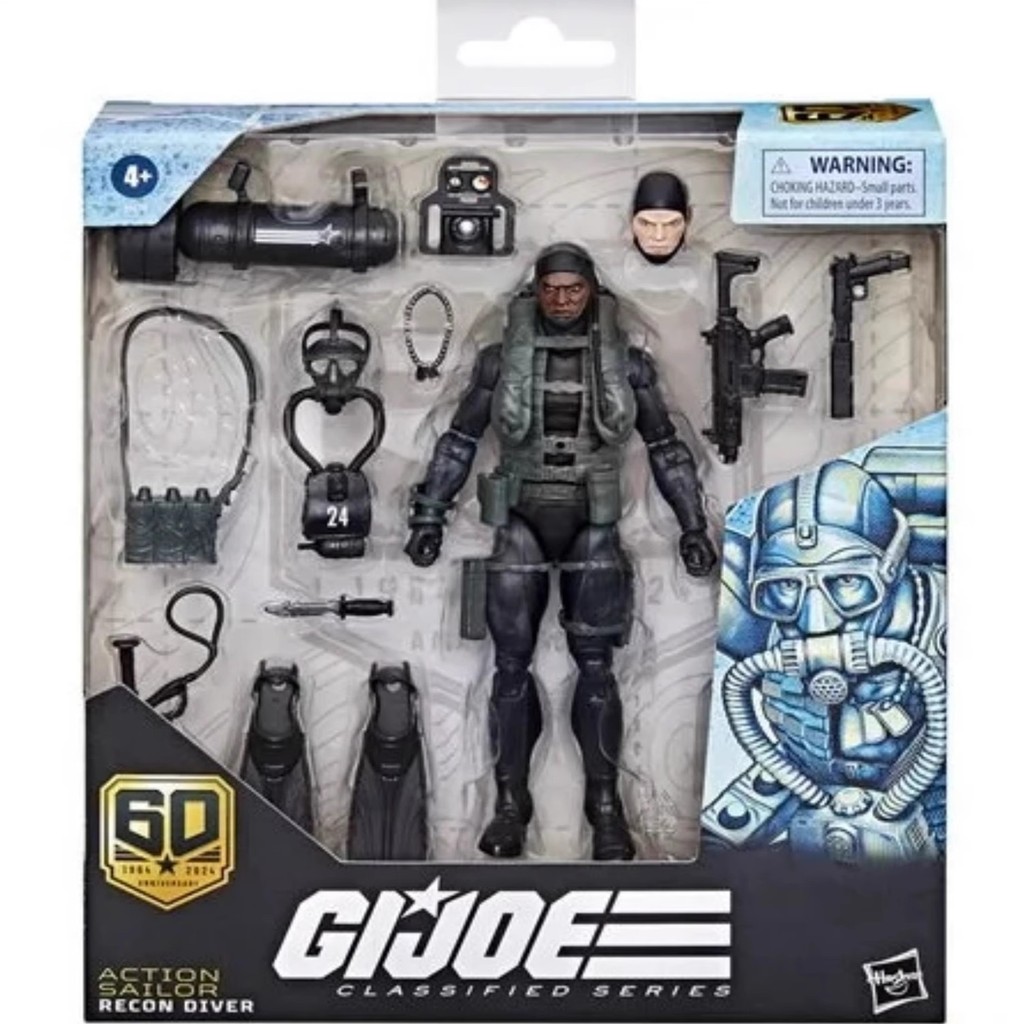 Hasbro GIJOE กองกําลังพิเศษครบรอบ 60 ปี นักดําน้ําลูกเสือใต้น้ํา