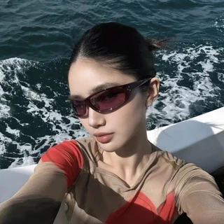 LOCHO แว่นกันแดดปั่นจักรยาน UV Protection ออกแบบเฉพาะตัว หน้าเทรนด์ เหมาะกับวันที่มีแสงแดดในฤดูร้อน