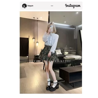 รองเท้าส้นหนาสไตล์แมรี่เจน ออกแบบใหม่ในสไตล์ฤดูใบไม้ผลิ สร้างสรรค์จากมุกฝรั่งเศส สวมใส่ได้ทุกโอกาส