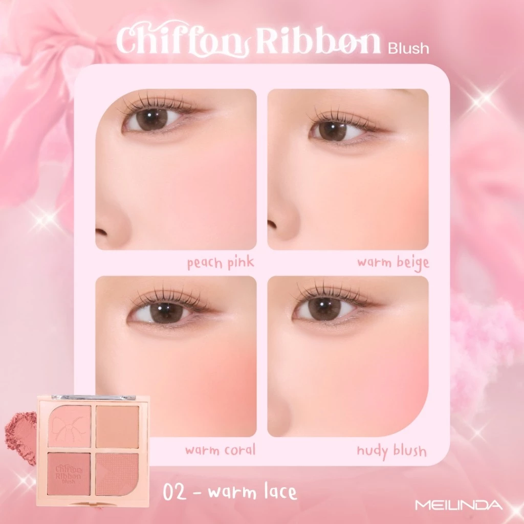 MEILINDA Chiffon Ribbon Blush 8.8g thumbnail 4
