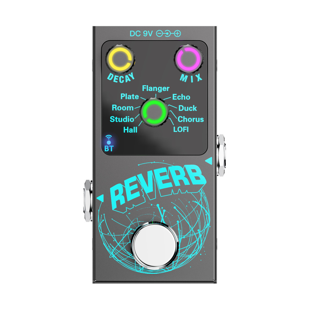 Guitar Reverb Effects Pedal - Reverb บล็อกเดี่ยวสําหรับกีตาร์ไฟฟ้า