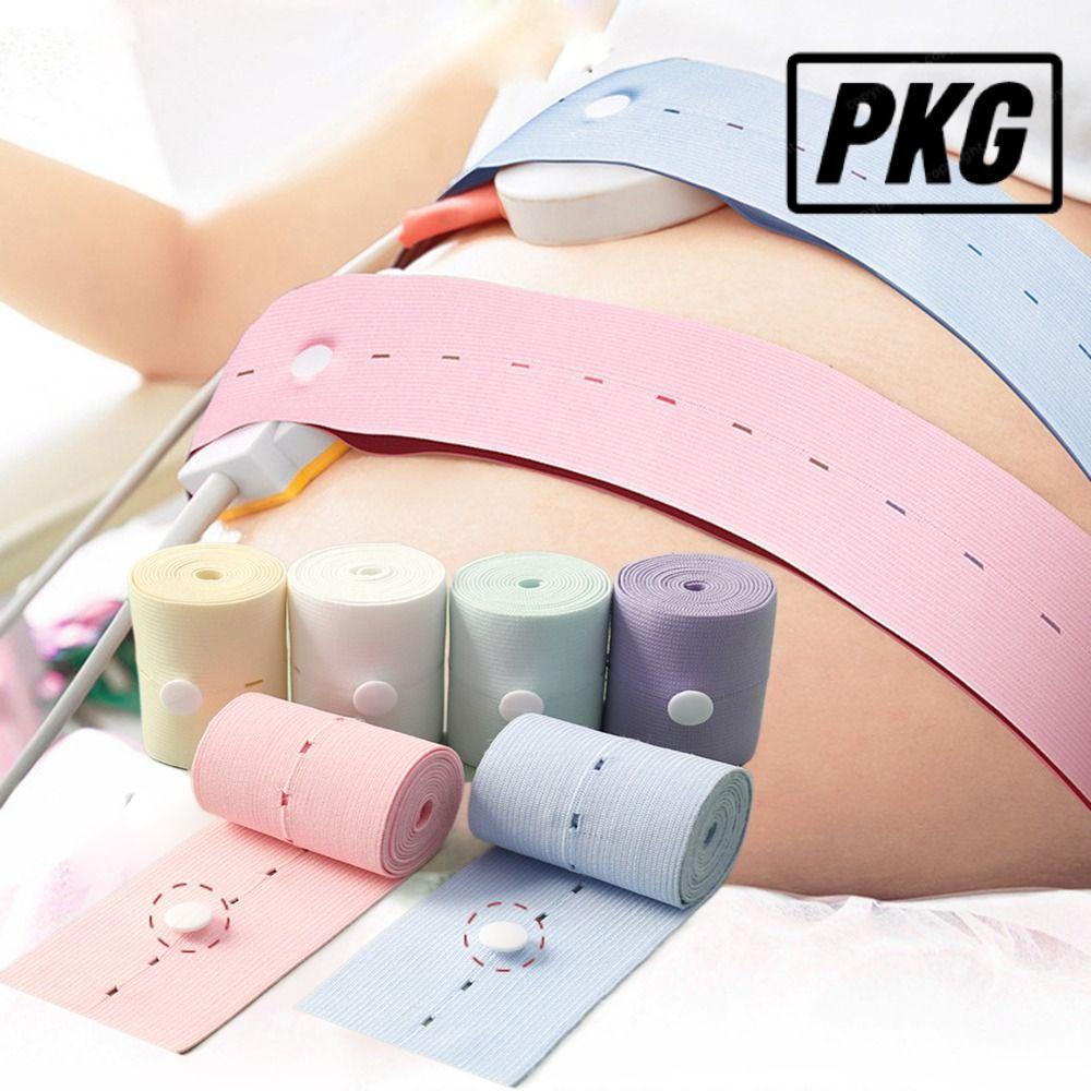REPKG เข็มขัดตรวจสอบหัวใจทารกในครรภ์สําหรับการตั้งครรภ์ ECG เข็มขัดคลอดบุตรยืดหยุ่นเทปไม่ระคายเคือง