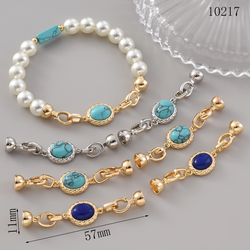 สร้อยคอมุกหินธรรมชาติพร้อมโซ่ สวยงามหรูหรา เครื่องประดับสร้อยคออาร์ทติสซ์ TTX103105