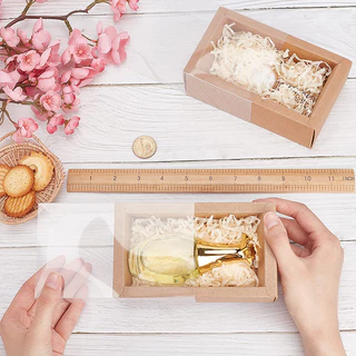 บรรจุภัณฑ์ผลิตภัณฑ์ชุด 10 ชิ้น กล่องของขวัญ DIY แบบลิ้นชัก ทำจากกระดาษและพลาสติก