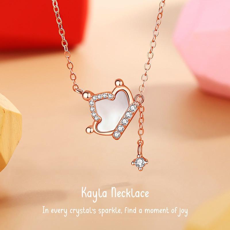 Kayla Necklace สร้อยคอเงินแท้ S925 [MERCELO]