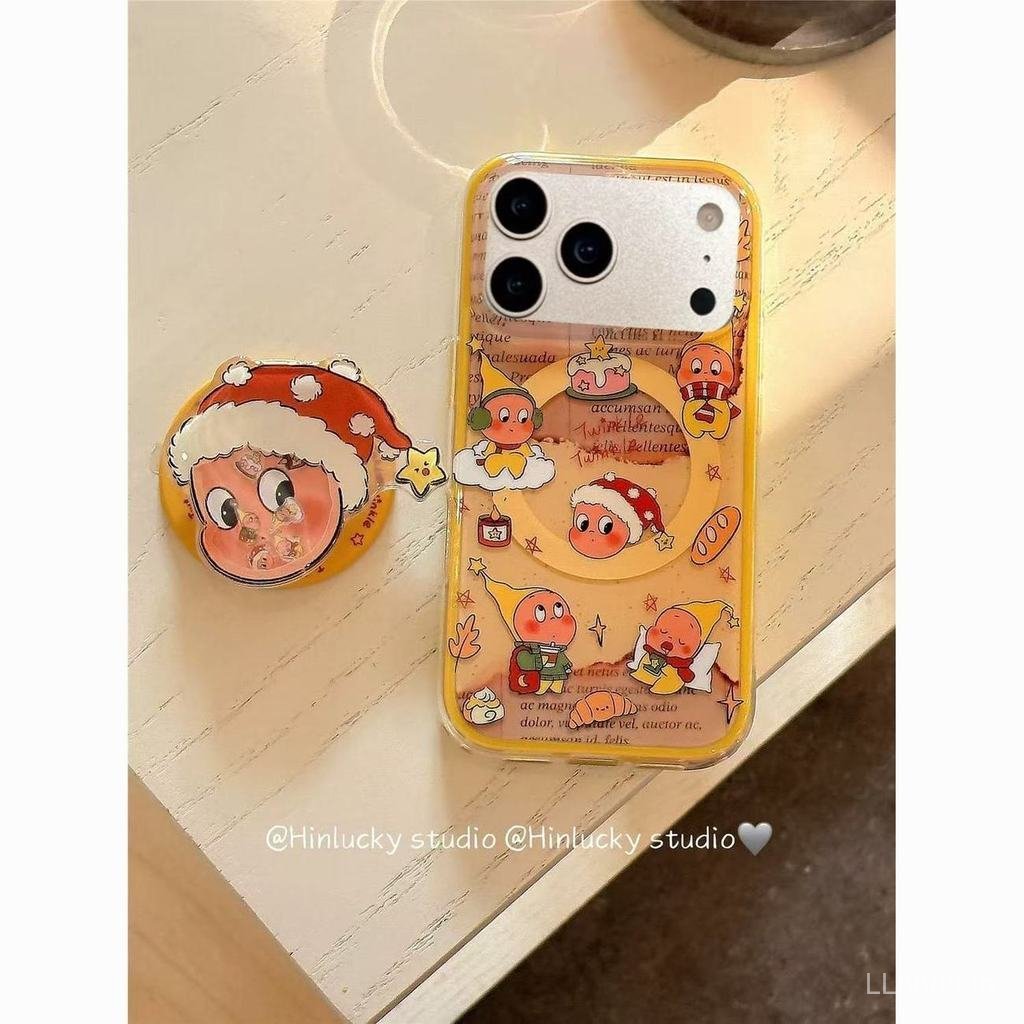 เคสโทรศัพท์เหมาะสําหรับiPhone 7 8 X XS XR XSMAX 11 12 13 14 15 16 17 Pro max Plus Airหมวกคริสต์มาสStarman Shock-Resistantกันกระแทกเคสรวมทุกอย่างW9US