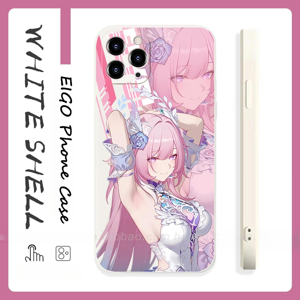 เคส Honkai Elysia iPhone 17 16 iPhone 15 14 13 12 11 Plus Pro Max X SE 7 6 TPU Clear Case