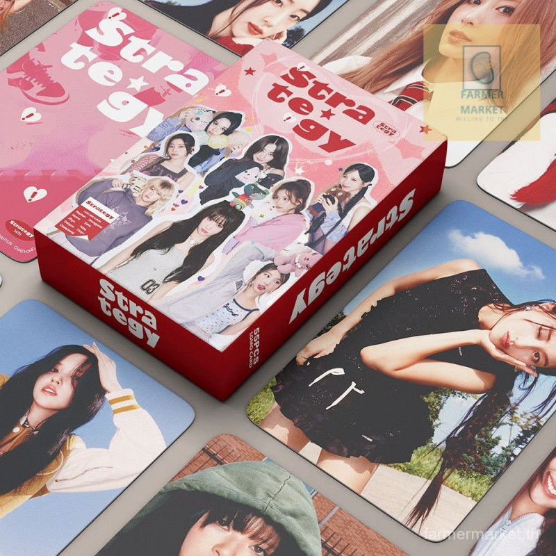 55 ชิ้น TWICE Card Strategy LOMO พัดลมของขวัญวันเกิด Nayeon Jeongyeon