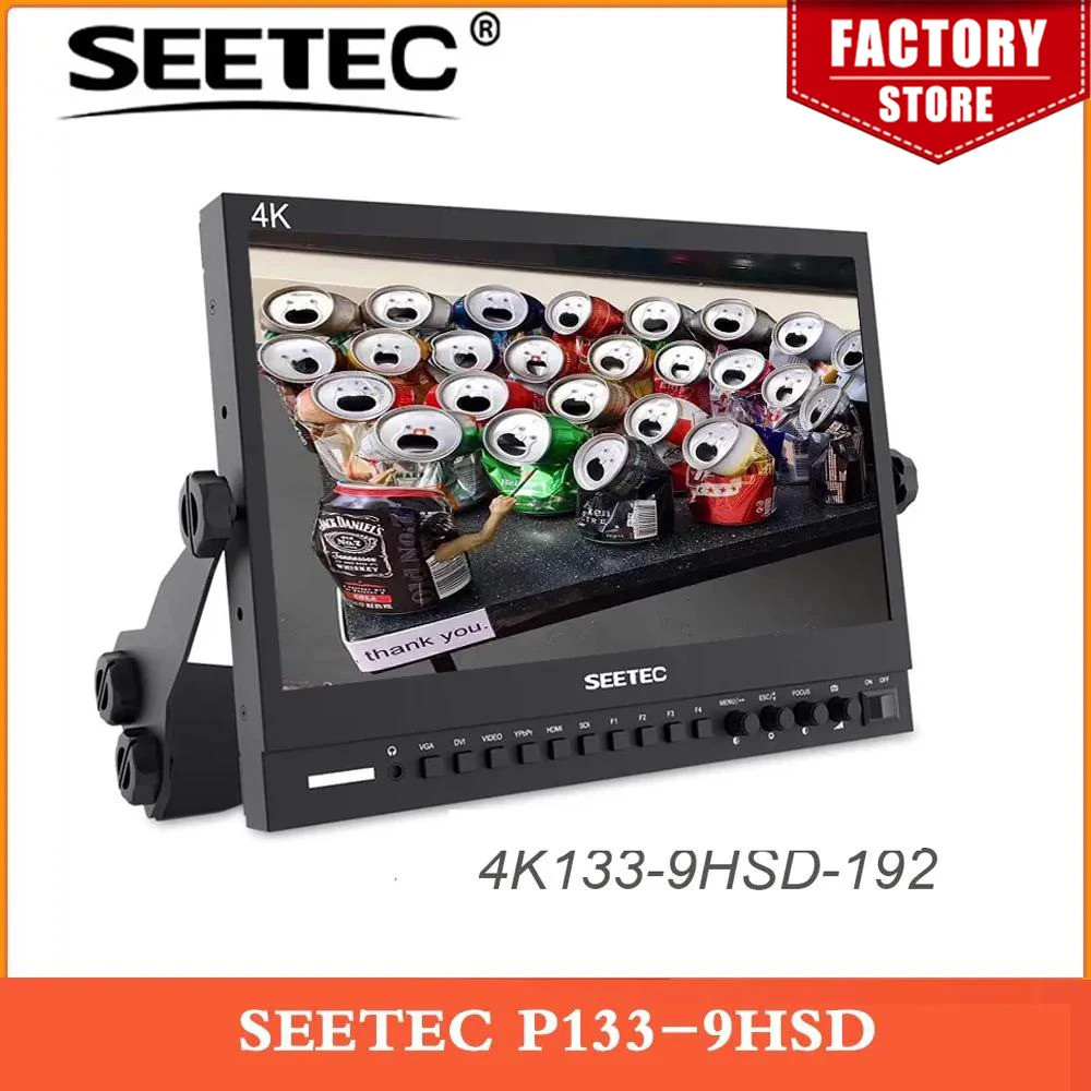 P133-9hsd 13.3 นิ้ว Pro Sdi Broadcast Monitor Professional Lcd Director สตูดิโอการผลิตการตรวจสอบหน้า
