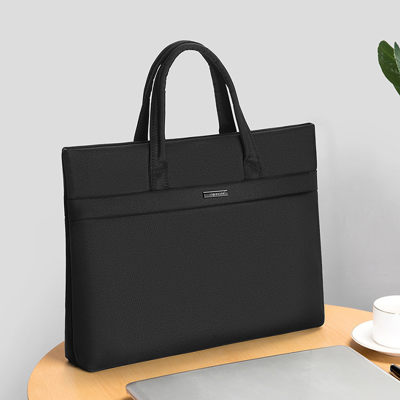 Ziyouxin 942 กระเป๋าเอกสารกระเป๋าเอกสารผู้ชายผ้า Oxford แบบพกพากระเป๋าเอกสารผู้ชายธุรกิจกระเป๋าประชุ