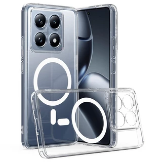 BKWHALE กรณีแม่เหล็กสําหรับ Xiaomi 17T 17 15T 15 14T Poco F6 F7 F8 Ultra X6 X7 X8 Pro Max Redmi K90 Pro Max โปร่งใสนุ่มปลอกอะคริลิคกันกระแทกเคสโทรศัพท์ฝาครอบ
