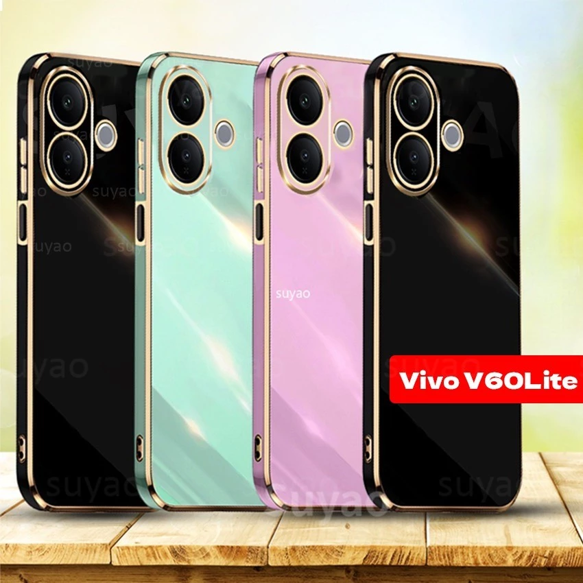 สําหรับ Vivo V70 V60Lite V60 Lite Y05 Y11D Y21 Y31D 2025 เคสโทรศัพท์สีทึบปลอกง่าย VivoV70 VivoV60Lite ชุบเปลือกนิ่มป้องกันซิลิโคนกันกระแทก TPU ฝาหลัง
