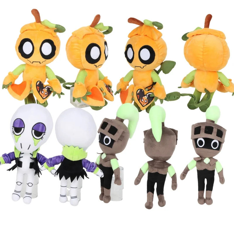 Dandy's World Plush Goob Pebble Dandys World Plushie Horror Game Soft Stuffed Cute Pillow Doll Toy F