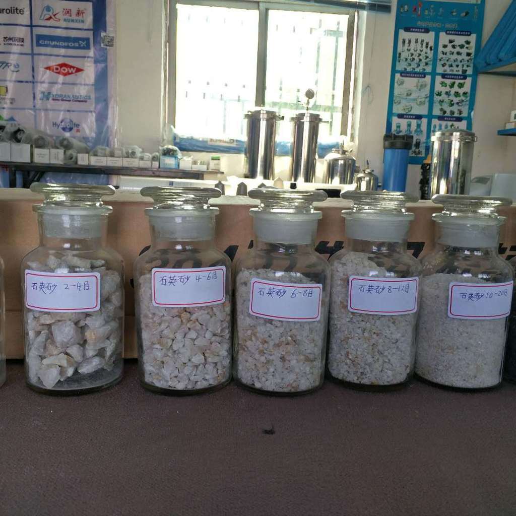 Water Treatment Quartz Sand Purification เครื่องกรองน้ําน้ําดื่ม Well Water สระว่ายน้ํา Fine Sand Pa